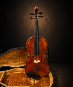 Toàn bộ mặt trước violin J.H. Müller Nr.70 size 4/4 đặt đứng