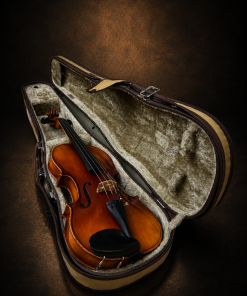 Mặt trước violin Suzuki No.300 size 4/4 trong hộp mở