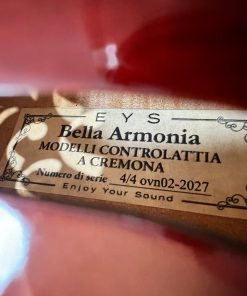 Nhãn trong violin ghi Bella Armonia, Modelli Controlattia và A Cremona
