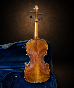 Toàn bộ mặt lưng violin Bella Armonia size 4/4 đặt đứng