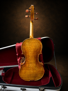 Lưng và đầu cuộn Violin Augustus Pollastri 1915 size 4/4