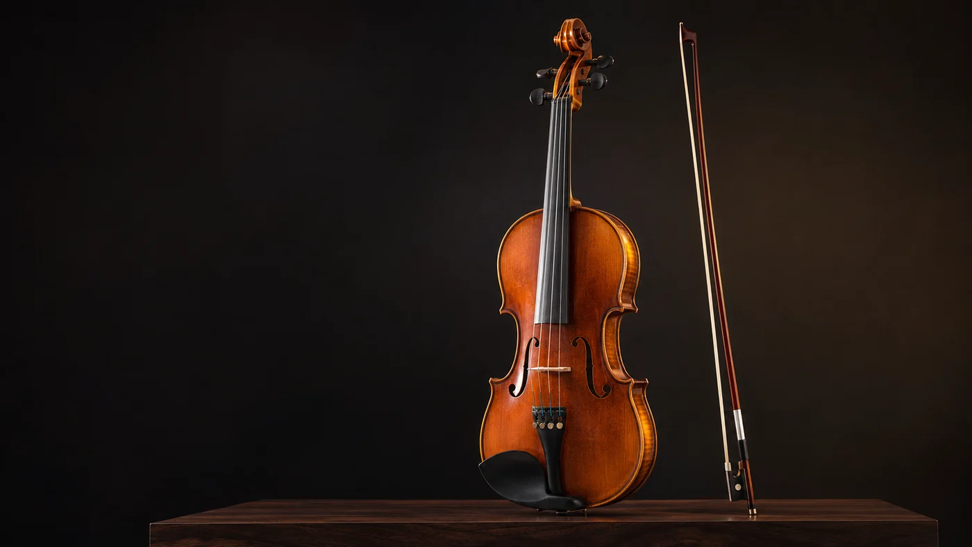 Violin Bella Armonia Modell CONTROLATTIA size 4/4 tổng thể 