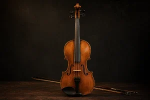 Violin Đức John Baptist. Schweitzer 1814 size 4/4 nhìn tổng thể mặt trước