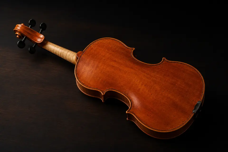 Ảnh suzuki no 200 size 4/4 lưng maple và vân gỗ