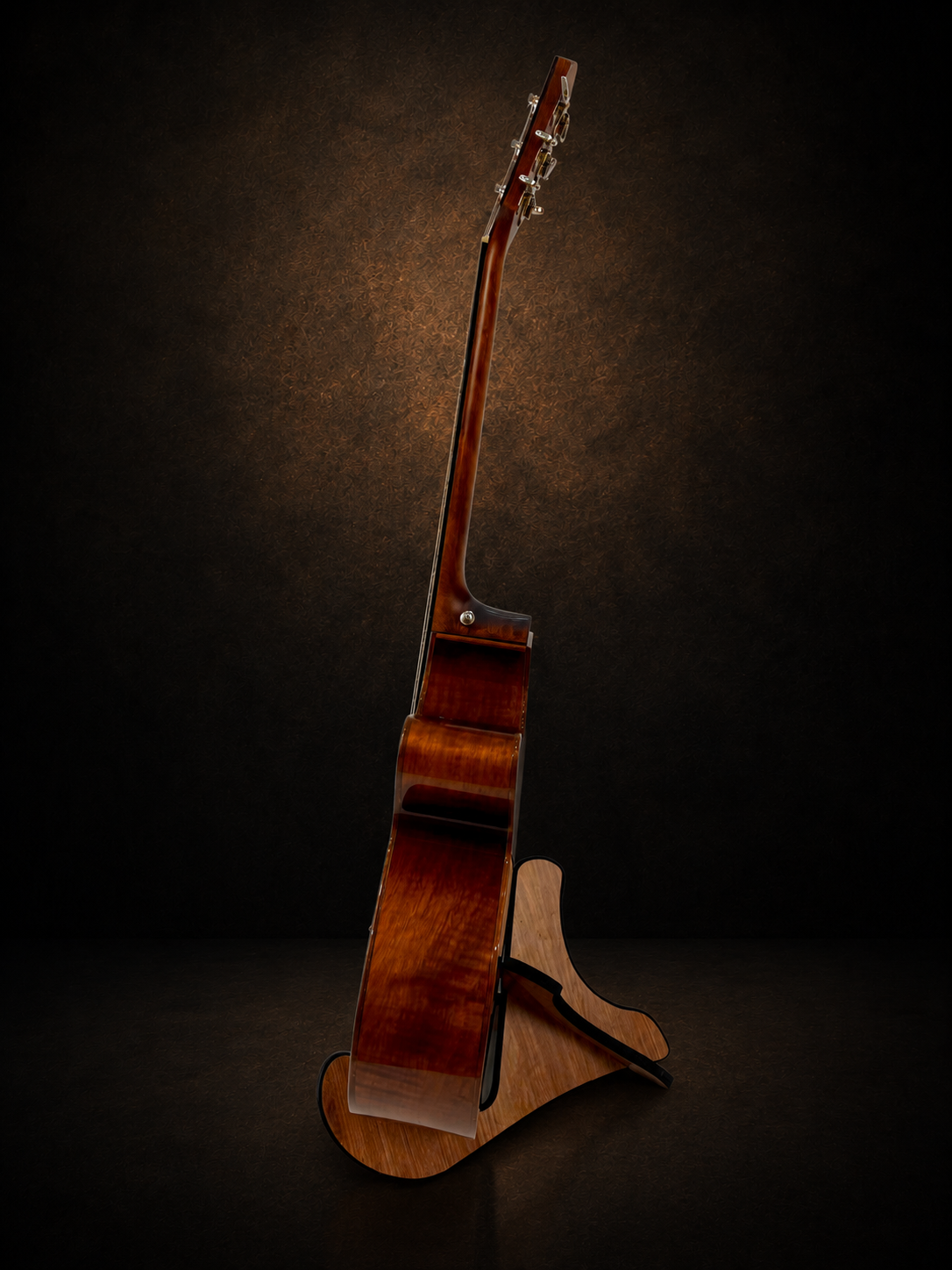 Guitar Headway HSJ-5130SE – góc nghiêng thân đàn và mặt trước
