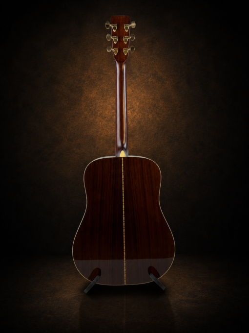Guitar Morris MD-515 – toàn cảnh mặt lưng và cần đàn
