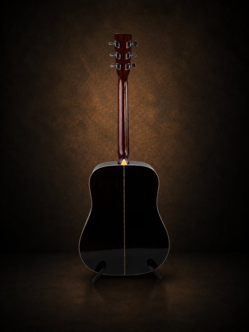Guitar Morris W-20 – toàn cảnh mặt lưng và cần đàn