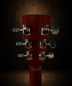 Guitar Morris W-20 – mặt sau đầu đàn và bộ khóa