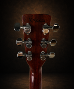 Guitar Morris W-50 – mặt sau đầu đàn và bộ khóa