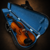 Mặt trước violin Suzuki No.360 size 4/4 trong hộp lót xanh