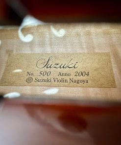 Nhãn trong violin Suzuki No.500 size 4/4 ghi Anno 2004