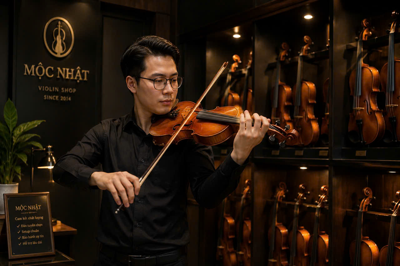 Hướng dẫn chọn đàn violin cho người mới bắt đầu tại Mộc Nhật