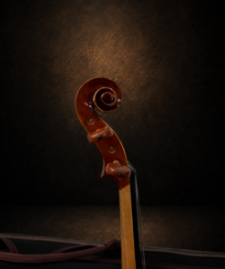 Đầu cuộn và chốt lên dây violin Heinrich Gill nhìn nghiêng