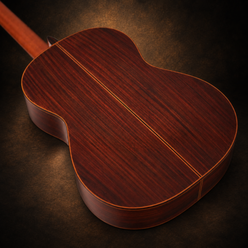 Guitar Fernandes GC-40 – cận cảnh mặt lưng và đường ghép giữa
