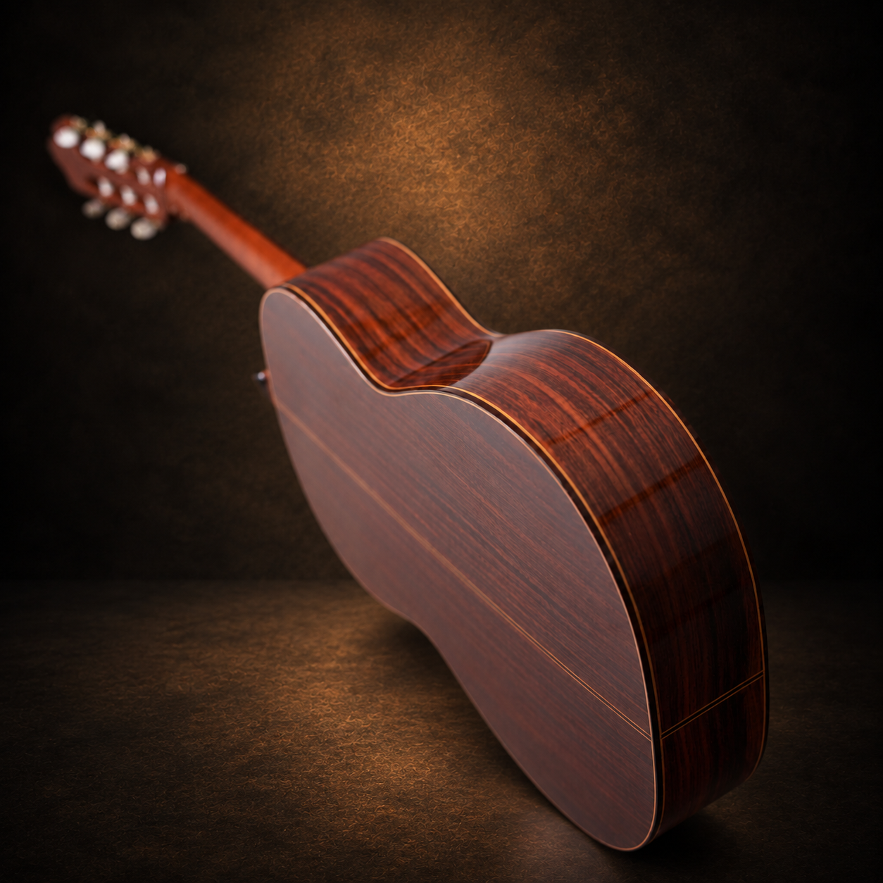 Guitar Fernandes GC-40 – góc nghiêng hông đàn và gót cần