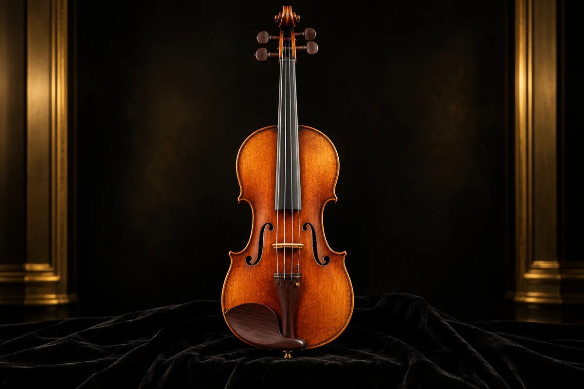 Minh họa violin cho bài Violin Ferenc Bela Vaci CDM-2 size 4/4 Anno 2004