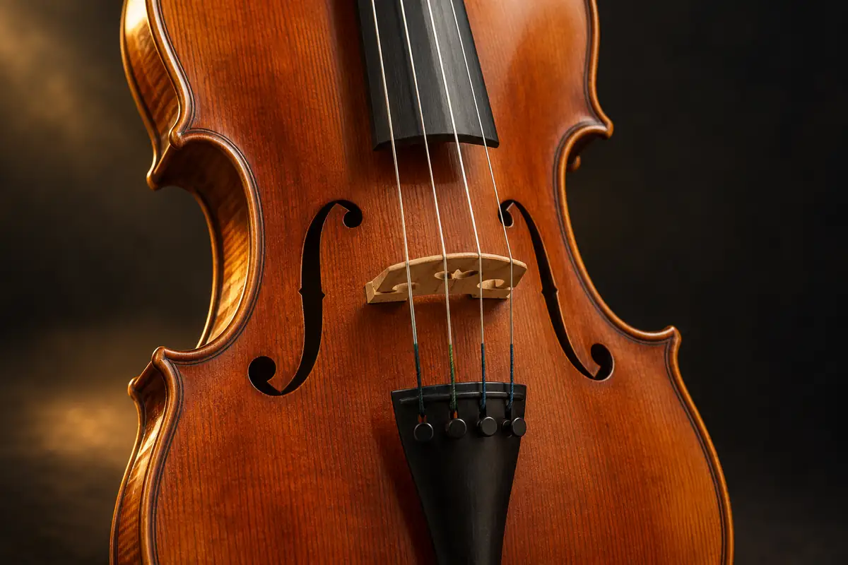Violin Suzuki No.520 — minh họa mặt đàn
